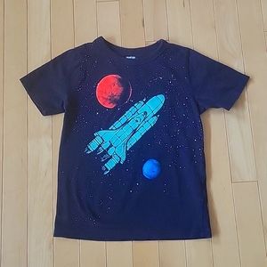 5 for $10 Oshkosh dark blue space graphic tshirt